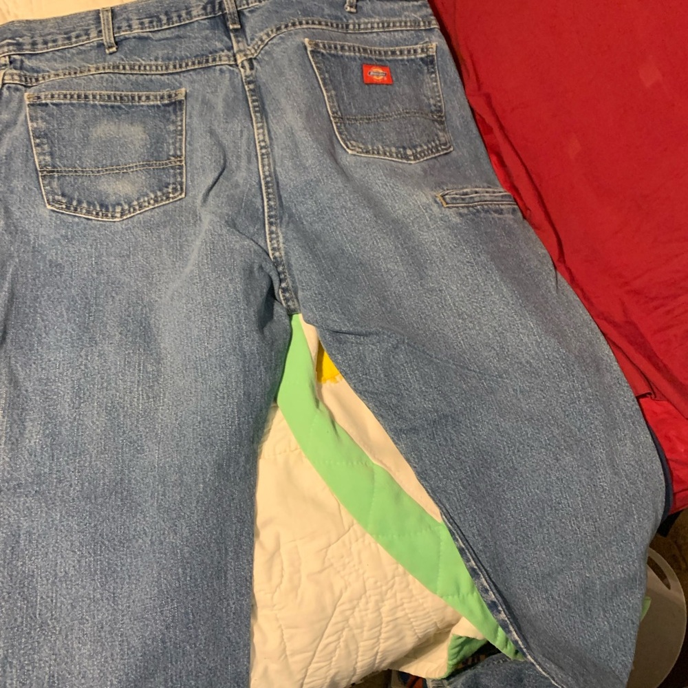 Dickies Blue Bootcut Jeans for Men